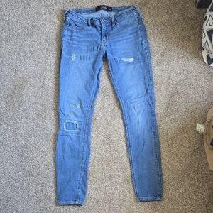 Hollister Light Blue Jean Leggings